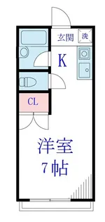 グリーンハイツIII【1階】の間取り