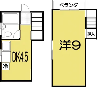 ポラリス桜井III【3階】の間取り