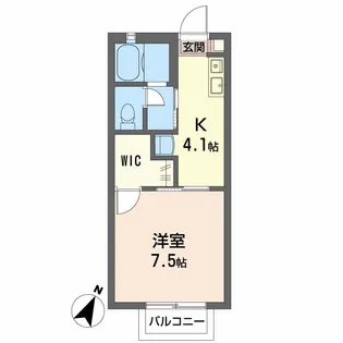 ダイナスティ21 2号館【2階】の間取り