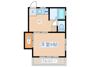 コ-ポ阿川【1階】の間取り