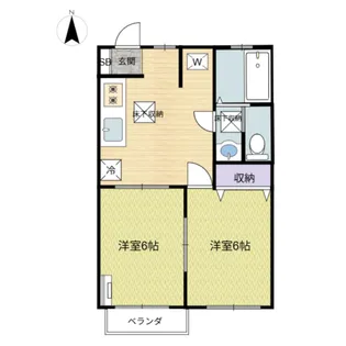 モールハイム【1階】の間取り