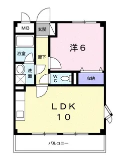 マーベラス【2階】の間取り