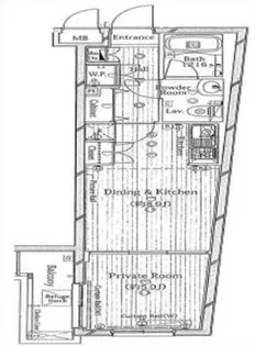 アクアトウキョウノースシティ【2階】の間取り