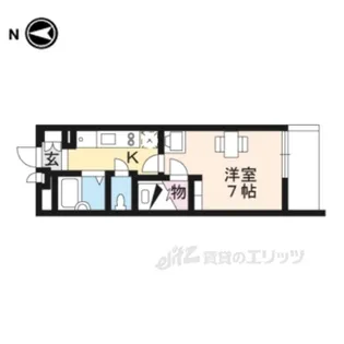 レオパレスエスペランサ舞【3階】の間取り