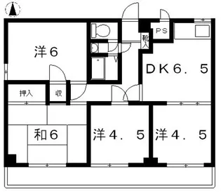 ロゼ松縄町【8階】の間取り
