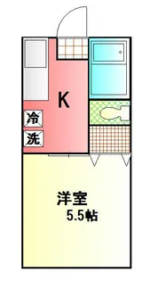 神奈川県秦野市北矢名【アパート】の間取り