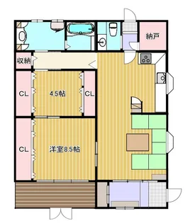 ステイツヒロ【1階】の間取り