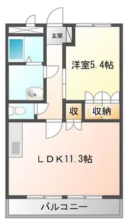 プランドール弐番館【2階】の間取り