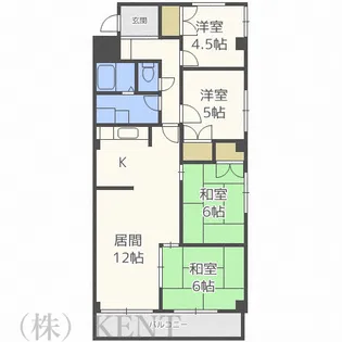 あずみビル【3階】の間取り