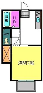 吉川アパートII【1階】の間取り