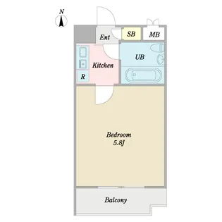 プロシード弘明寺【4階】の間取り
