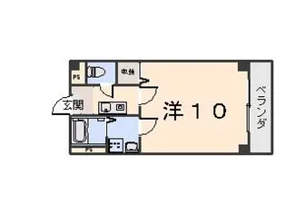 ファインリバー山科【2階】の間取り