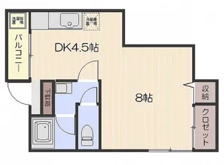 森脇アパート【2階】の間取り