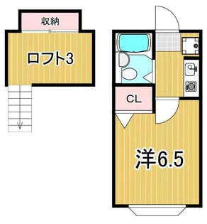 ドゥボワハイツ【2階】の間取り