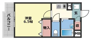 マッティーナ神戸参番館【3階】の間取り