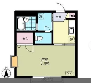 東京都府中市多磨町1【アパート】の間取り