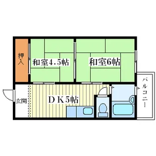 オリバーマンション【3階】の間取り