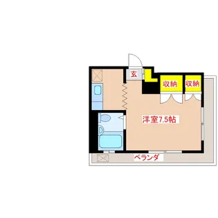 第一浜崎ビル【4階】の間取り
