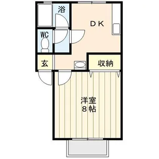 ピノキオC棟【2階】の間取り