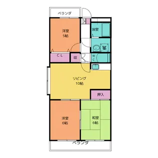 ア・ドリームふじ【3階】の間取り