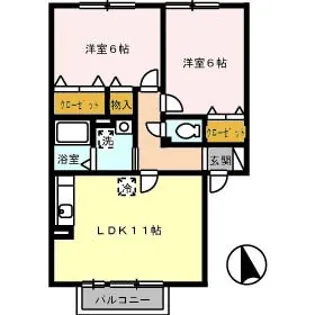 レオーノ【2階】の間取り