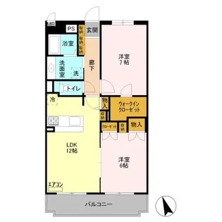 フレグランス【2階】の間取り