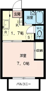 埼玉県川越市大字砂新田【アパート】の間取り
