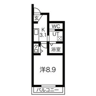 アリエッタ常盤台【1階】の間取り