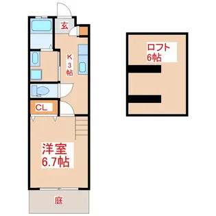 樹陽館【1階】の間取り