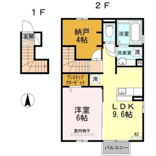 大館レジデンス【2階】の間取り