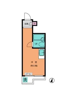 トップ代々木公園第二【2階】の間取り
