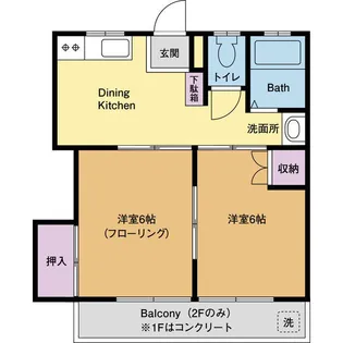 ヴィラガーデン【2階】の間取り