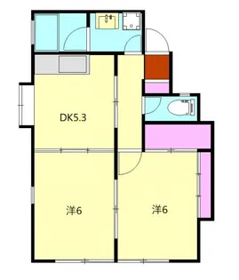 サンライズT【1階】の間取り