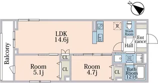 SANZEM【1階】の間取り
