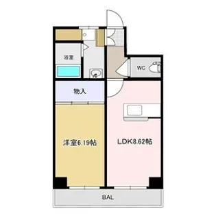 寿ハイツ3号棟【2階】の間取り