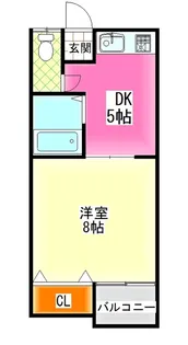 カーサまるみ5号棟【2階】の間取り