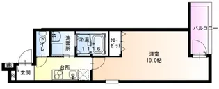 フジパレス上野芝III番館【2階】の間取り