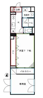 東京都新宿区西新宿4【マンション】の間取り