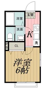 千葉県千葉市中央区星久喜町【アパート】の間取り