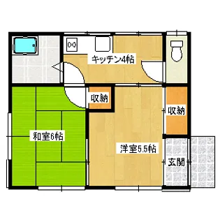 千葉県旭市西足洗【一戸建】の間取り