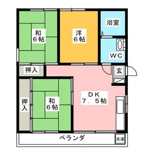 セジュールKIMURA【3階】の間取り