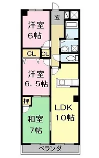 カーサ長良パーク【5階】の間取り