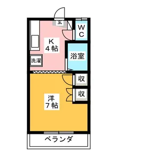 シャトーMY【1階】の間取り