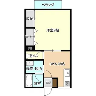 サニーガーデン【1階】の間取り