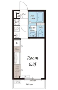 東京都立川市錦町3【マンション】の間取り