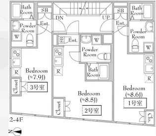 RAMIi上池台【3階】の間取り