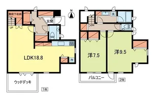 東京都杉並区永福4【一戸建】の間取り