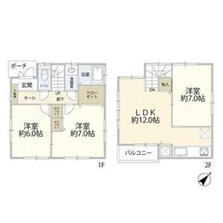 埼玉県川口市柳崎3【一戸建】の間取り