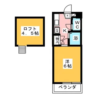 アップル可児【1階】の間取り