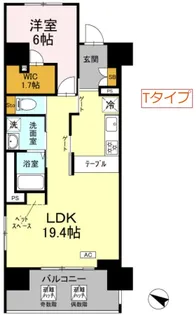 リーラ横浜川和町【5階】の間取り
